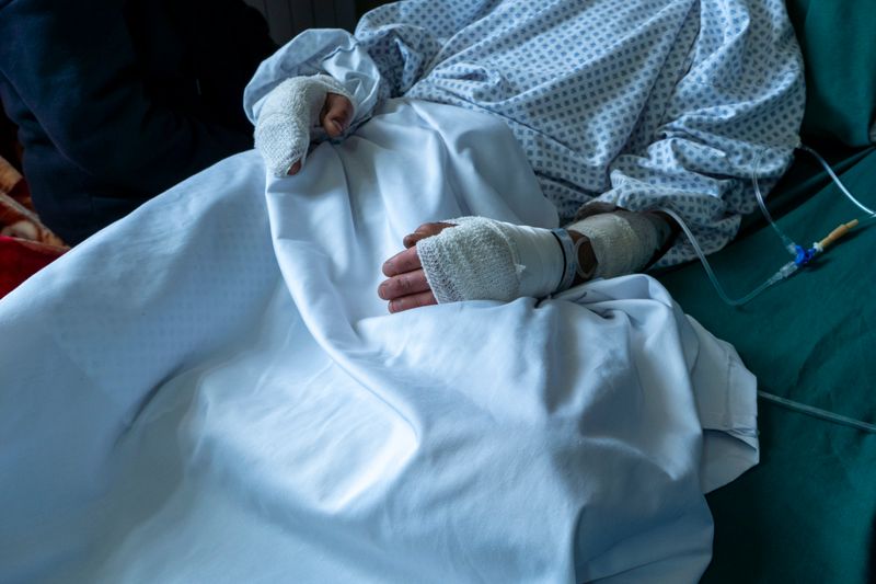 Photo story " The Wounded of Gaza and Lebanon "